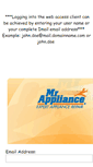 Mobile Screenshot of mail.mrappliance.com